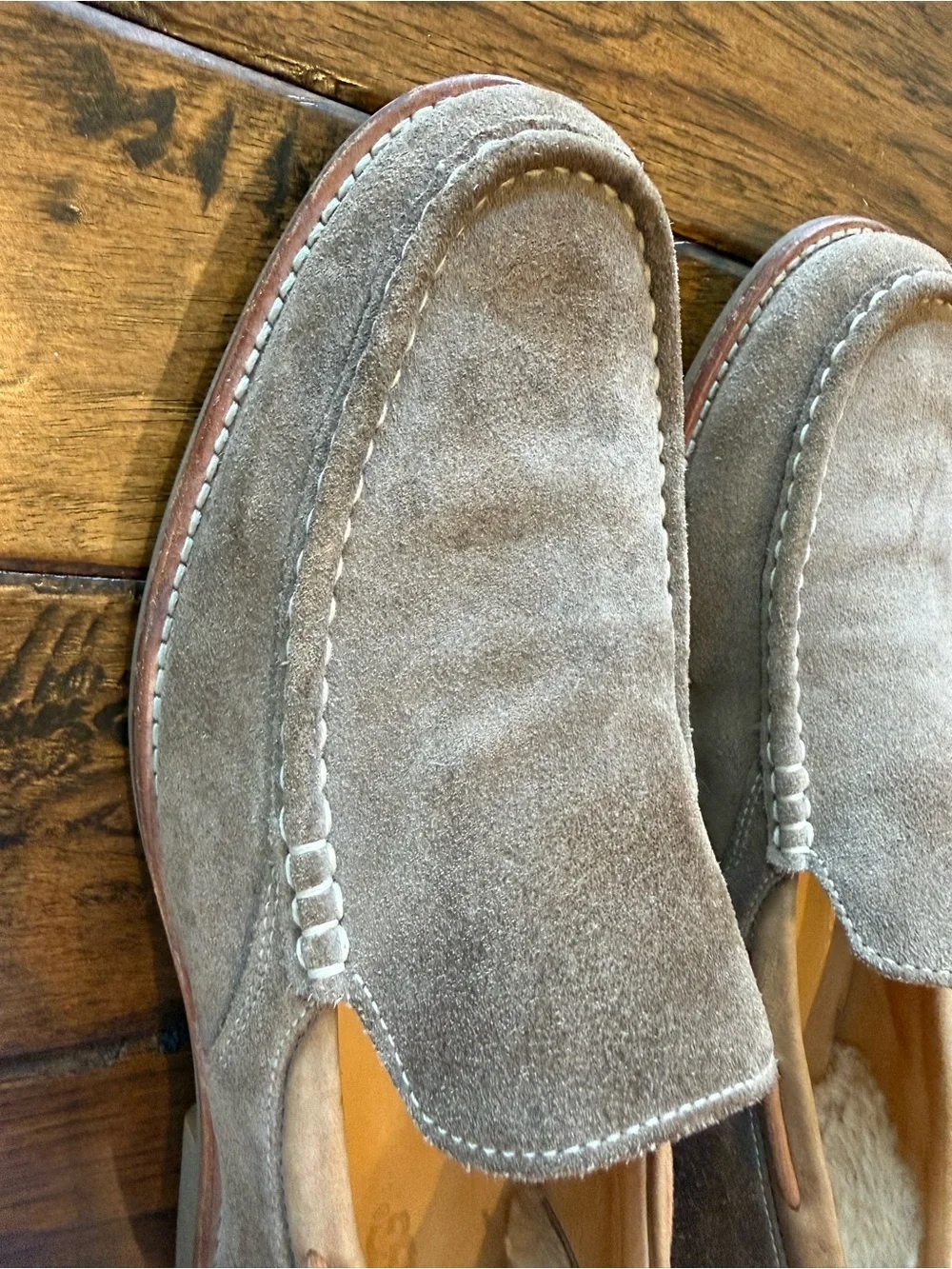 Men's UGG Via Ponte Loafers in Brown Suede